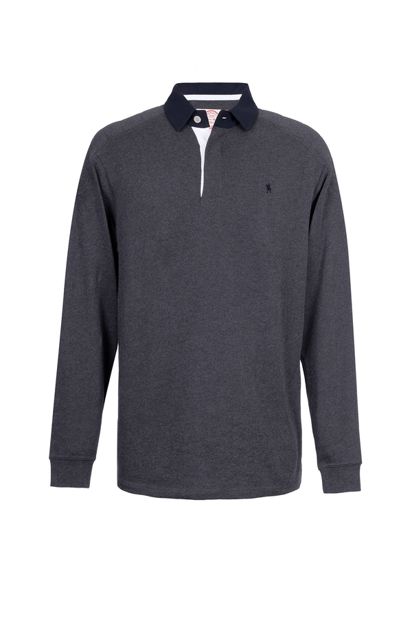 MENS BILL RUGBY - Charcoal Marle- Size M