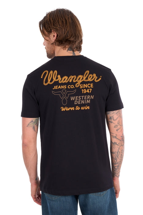 Wrangler Men’s Robert Short Sleeve Tee - back