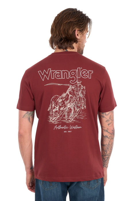 Wrangler Men’s Richard Short Sleeve Tee - back