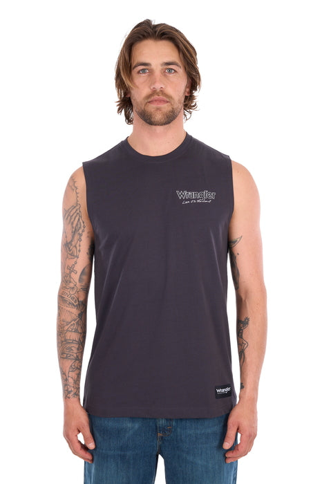 Wrangler Men's Paul Muscle Tank - front