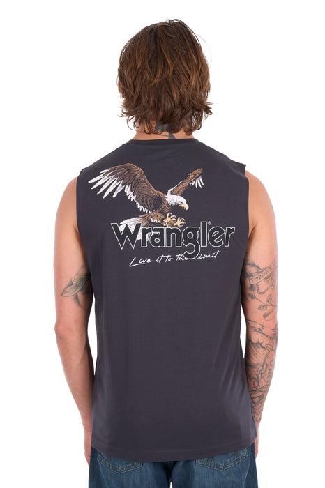 Wrangler Men's Paul Muscle Tank - back
