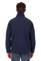 MENS LOGO SOFTSHELL JACKET - Navy- back