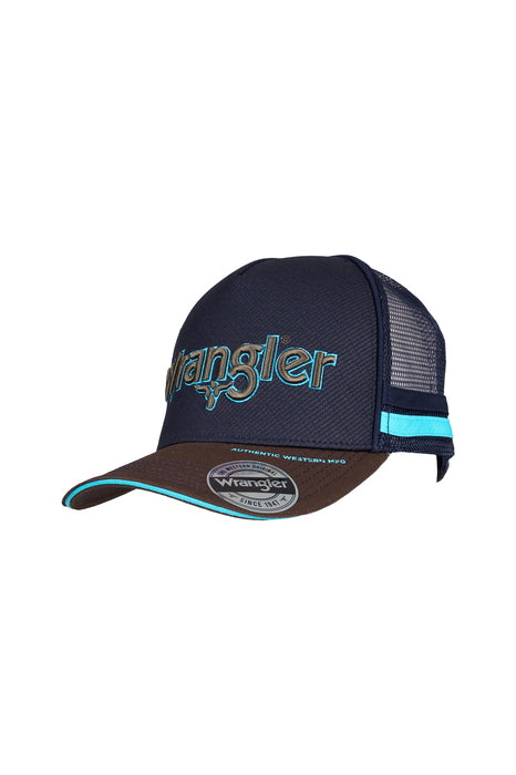 Wrangler Chase High Profile Trucker Cap - front