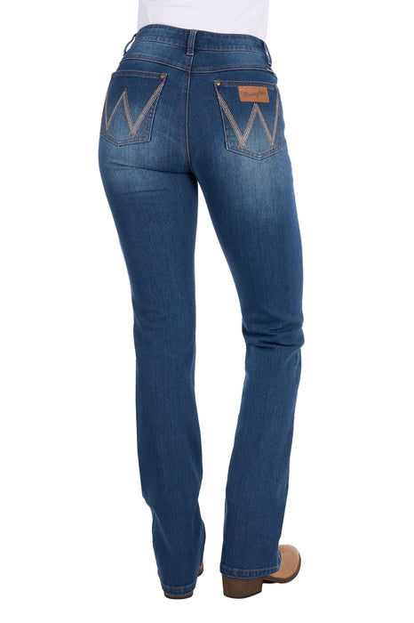 Wrangler Women’s Etta High Rise Boot Cut Jean - Bailey - 34L - back