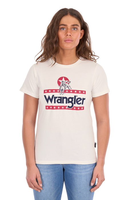 Wrangler Women’s Nora Short Sleeve Tee - front