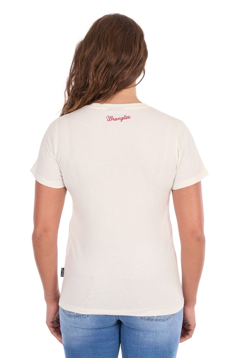 Wrangler Women’s Nora Short Sleeve Tee - back