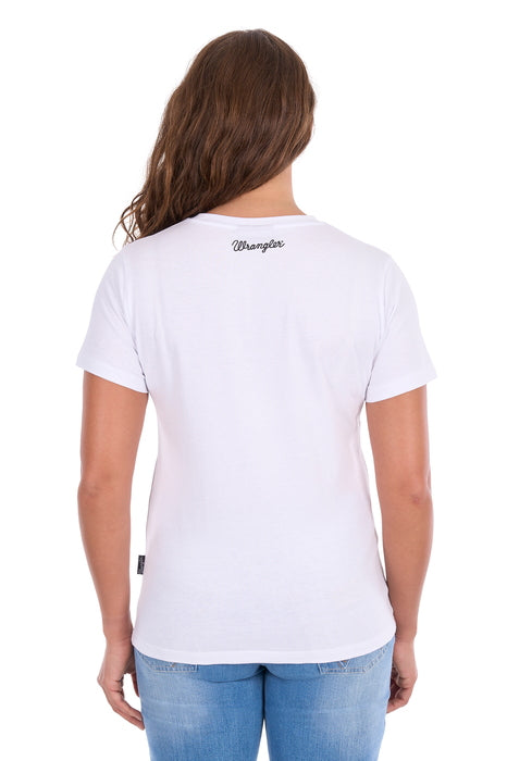 Wrangler Women’s Josie Short Sleeve Tee - back