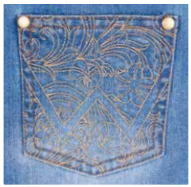 Wrangler Girl’s Lucy Boot Cut Jean - detail